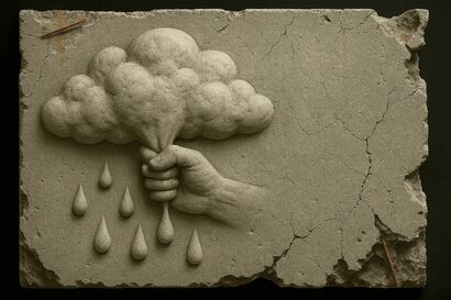 Cloud milking - a Sculpture & Installation Artowrk by Good Buyer